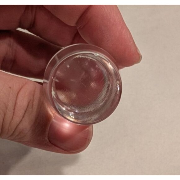 Elegant Crystal Decanter with Stopper 6" Tall barware - Picture 4 of 14